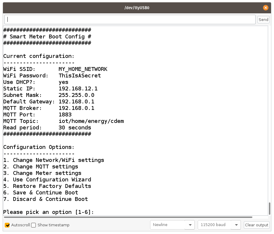 Boot Config