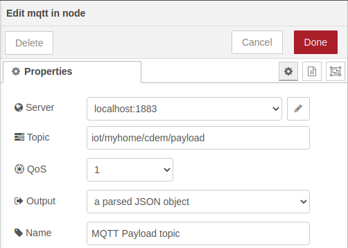 Configuring MQTT